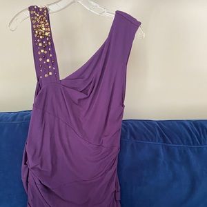 Purple dress top